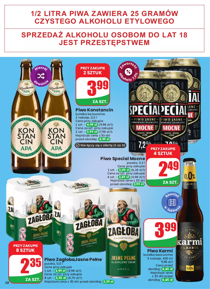 Gazetka promocyjna Dino - Gazetka 43 / 2026 - ważna 21.10 do 27.10.2026 - strona 58 - produkty: Gra, Karmi, Piwa, Piwo