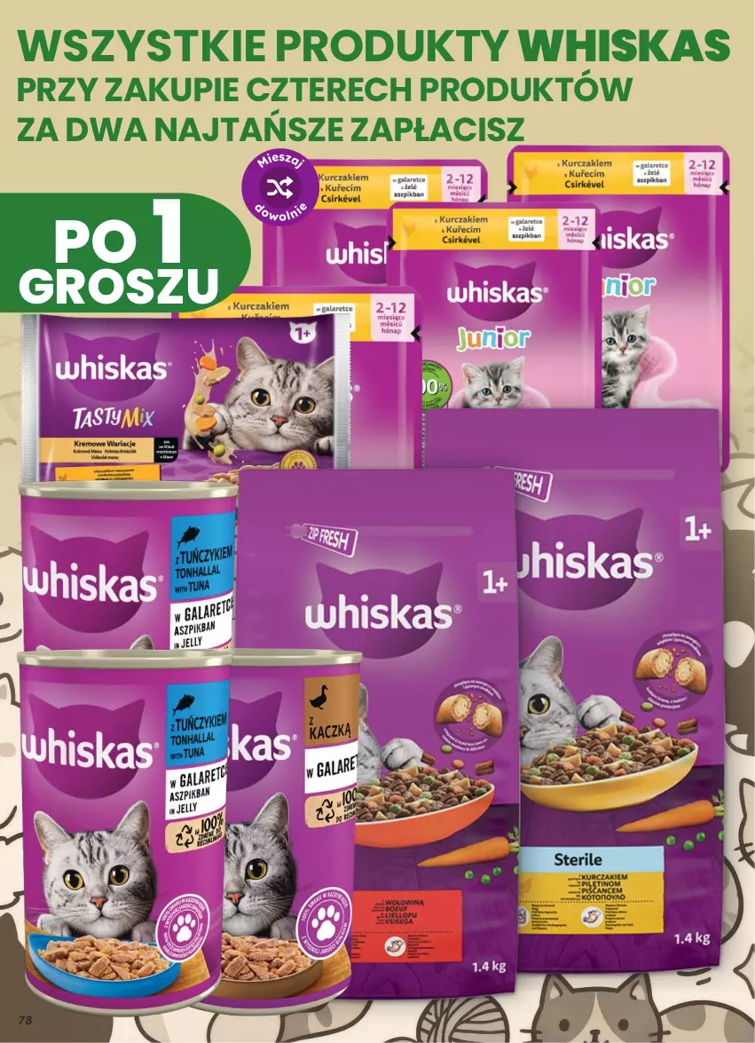 Gazetka promocyjna Dino - Gazetka 43 / 2026 - ważna 21.10 do 27.10.2026 - strona 78 - produkty: Whiskas