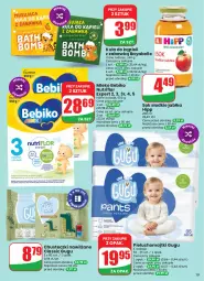 Gazetka promocyjna Dino - Gazetka 43 / 2026 - Gazetka - ważna od 27.10 do 27.10.2026 - strona 19 - produkty: HiPP, Sok, Bell, Majtki, Bebiko, Chusteczki, Kula do kąpieli, Pieluchomajtki, Jabłka, Mleko