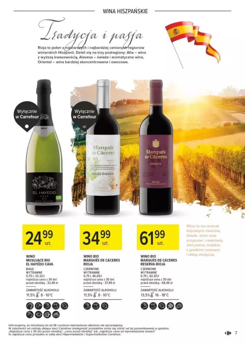 Gazetka promocyjna Carrefour - ważna 03.03 do 22.03.2025 - strona 10 - produkty: Acer, Mus, Rioja, Ser, Wino, Wino musujące