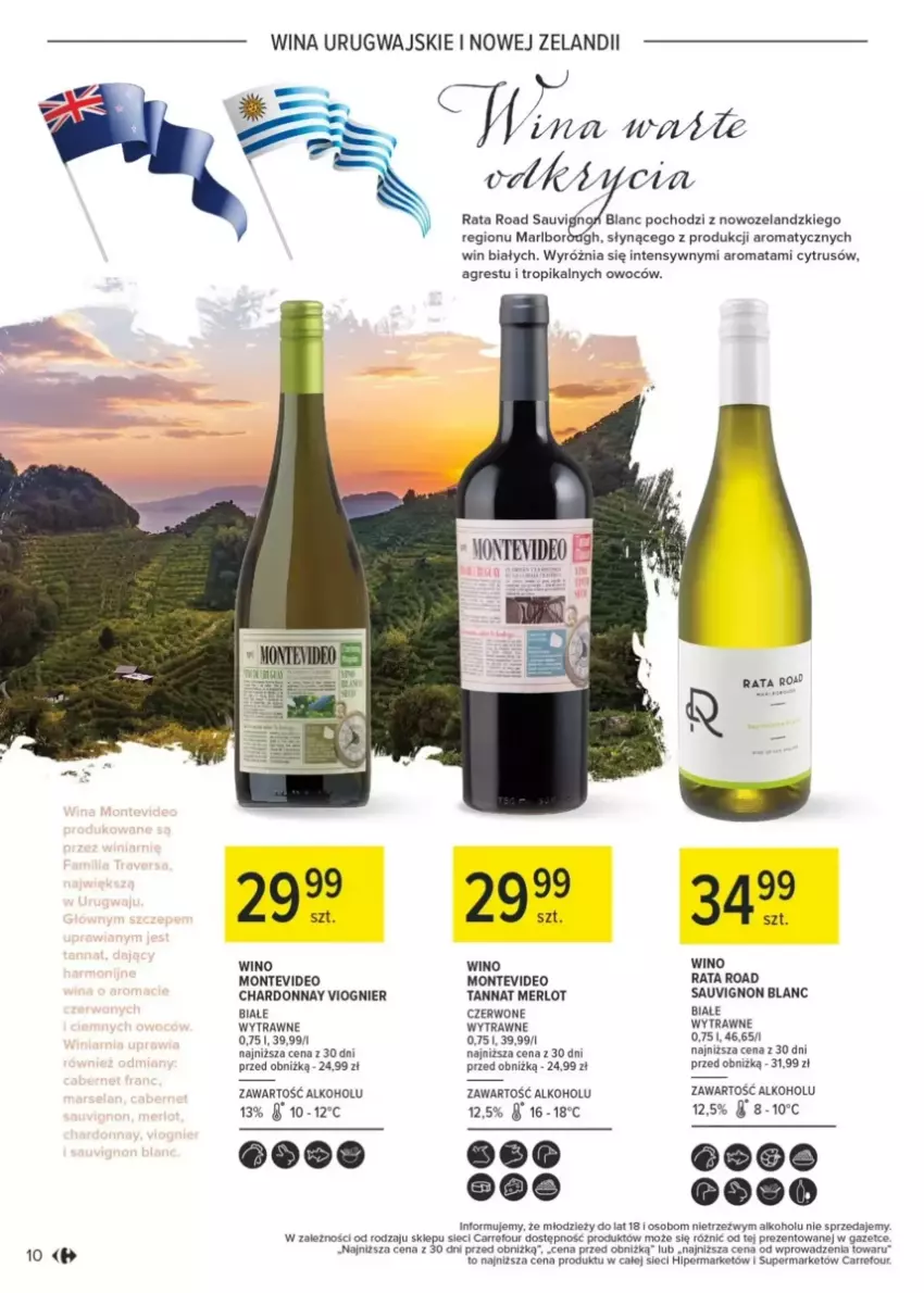 Gazetka promocyjna Carrefour - ważna 03.03 do 22.03.2025 - strona 2 - produkty: Chardonnay, Fa, Gres, Merlot, Monte, Por, Sauvignon Blanc, Wino