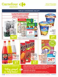 Gazetka promocyjna Carrefour - Gazetka Express - Gazetka - ważna od 24.05 do 24.05.2021 - strona 2 - produkty: Piwa, Piwo, Ciastka, Gra, Namysłów, Bell, Jogurt, Kosz, Vizir, Oranżada, Hellena, Bella, Kapsułki do prania, Jogobella