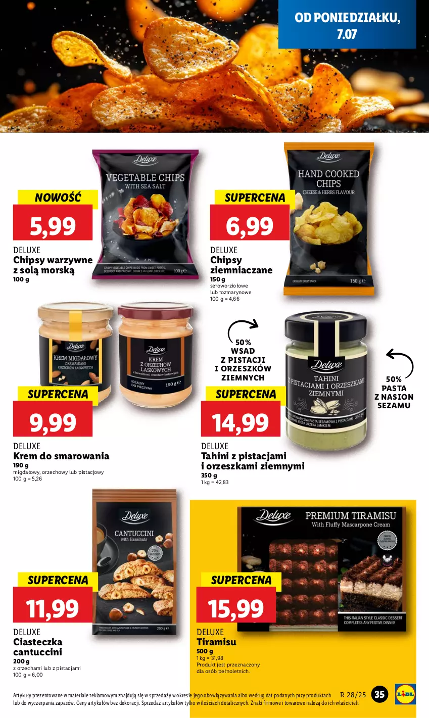 Gazetka promocyjna Lidl - GAZETKA - ważna 07.07 do 09.07.2025 - strona 41 - produkty: Chipsy, Ser, Sezam