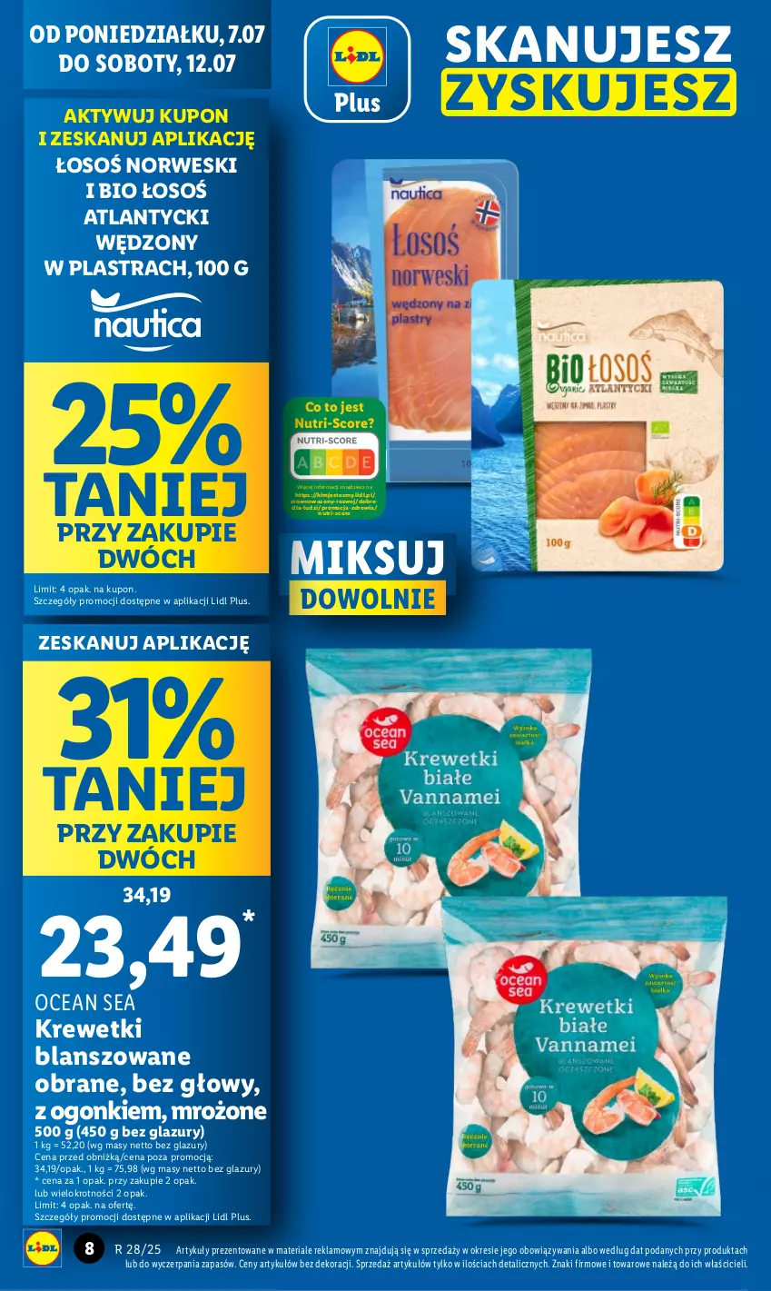 Gazetka promocyjna Lidl - GAZETKA - ważna 07.07 do 09.07.2025 - strona 6 - produkty: Krewetki, Lazur, Wazon