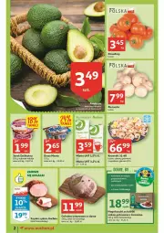 Gazetka promocyjna Auchan - Gazetka TYGODNIOWE przeNISKIE CENY –  Moje Auchan - Gazetka - ważna od 28.09 do 28.09.2022 - strona 2 - produkty: Piec, Glazura, Ser, Asus, Szynka, Serek, Krewetki, Deser, Golonka wieprzowa, Lazur, Pomidory, Monte, Mleko