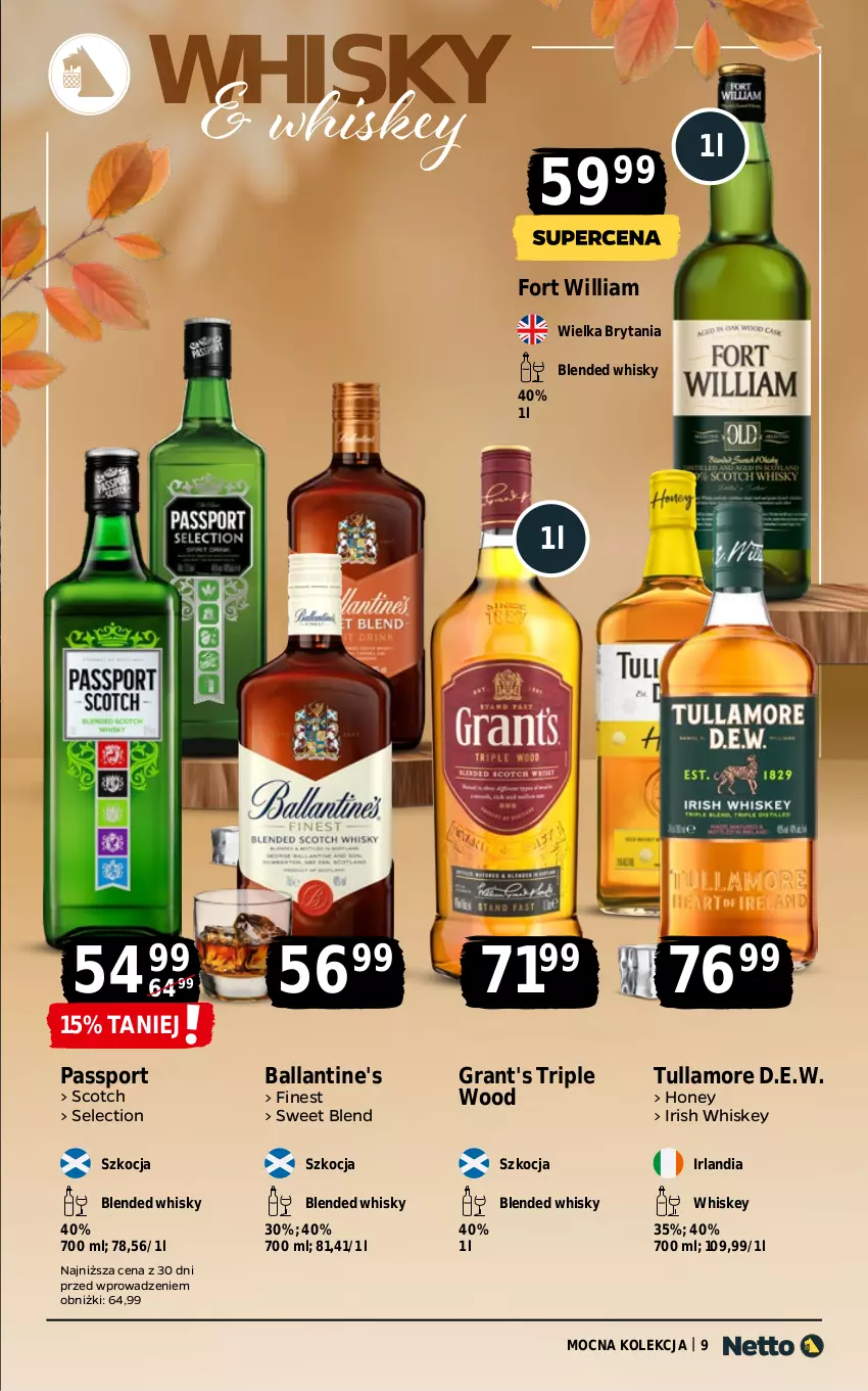 Gazetka promocyjna Netto - Netto_MK_09/25_1 - ważna 01.09 do 13.09.2025 - strona 9 - produkty: Ballantine's, Gra, Grant's, Koc, Por, Sport, Whiskey, Whisky