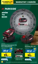 Gazetka promocyjna Lidl - GAZETKA - Gazetka - ważna od 13.04 do 13.04.2024 - strona 18 - produkty: Parkside, Ser, Warka, Ogród, Akumulator