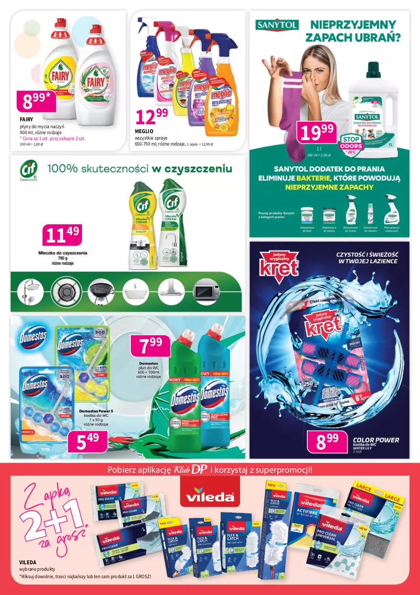 Gazetka promocyjna Drogerie Polskie - Gazetka - ważna 09.02 do 28.02.2026 - strona 8 - produkty: Do mycia naczyń, Fa, Fairy, Vileda