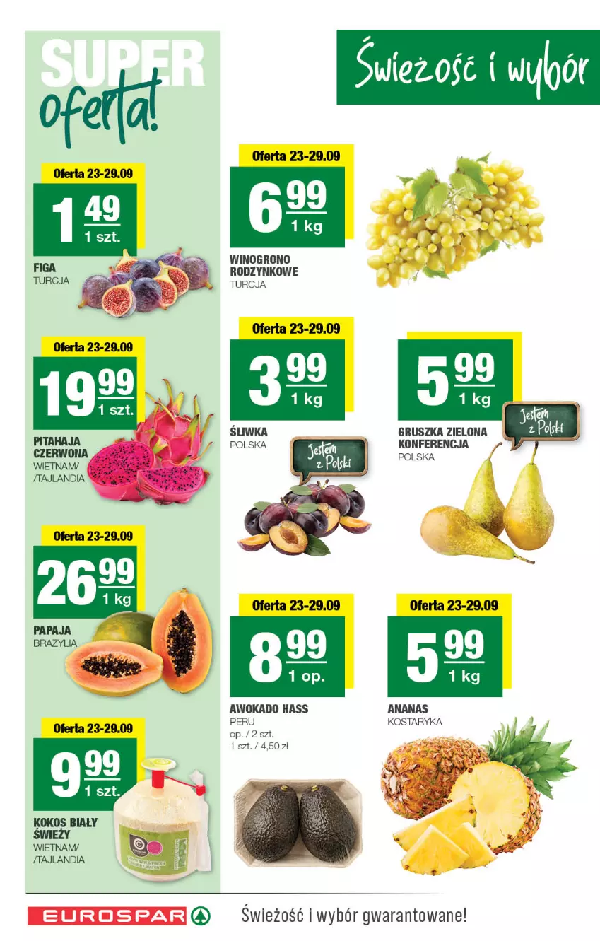 Gazetka promocyjna Spar - EuroSpar - ważna 23.09 do 04.10.2026 - strona 2 - produkty: Ananas, Kokos, Wino