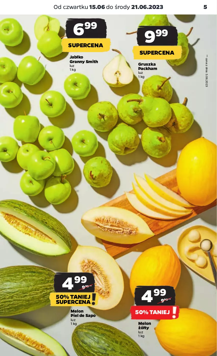 Gazetka promocyjna Netto - Artykuły spożywcze - ważna 15.06 do 21.06.2023 - strona 5 - produkty: Gra, Melon