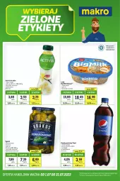 Gazetka promocyjna Makro - Kupujesz więcej płacisz mniej - oferta z alkoholem - Gazetka - ważna od 31.07 do 31.07.2023 - strona 1 - produkty: Ser, Big Milk, Activia, Lody, Pepsi, Napój gazowany, Napój
