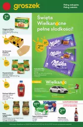 Gazetka promocyjna Groszek - Gazetka - ważna od 26.04 do 26.04.2022 - strona 1 - produkty: Piwa, Ketchup, Ser, Mus, Gra, Papier, Kawa, Radamer, Papier toaletowy, Velvet, Palma, Margaryna, Jacobs, Kamis, Musztarda
