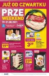 Gazetka promocyjna Aldi - SUPER SMACZNE OKAZJE - Gazetka - ważna od 21.08 do 21.08.2021 - strona 22 - produkty: Kurczak, Chrzan, Mus, Filet z piersi kaczki, Mięsne specjały, Lodówka, Tera, Noga z kaczki, Grill