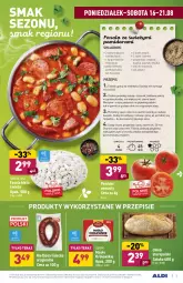Gazetka promocyjna Aldi - SUPER SMACZNE OKAZJE - Gazetka - ważna od 21.08 do 21.08.2021 - strona 3 - produkty: Warzywa, Sos, Sól, Gin, Gra, Papryka słodka, Królewski, Papryka, Czosnek, Kawa, Tera, Przyprawy, Fasola, Pieprz, Bazyl, Chleb, Bazylia, Lanki, Masło, Olej, Kiełbasa, Pomidory, Mięso, Fa