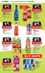Gazetka promocyjna Netto - Gazetka - ważna od 10.11 do 10.11.2023 - strona 13 - produkty: Dawtona, Sok, Mus, Gin, Napój energetyczny, Red Bull, Oranżada, Hellena, Tymbark, Szyna, Sok pomidorowy, Woda mineralna, Kubuś, Woda, Napój, Olma, Nektar