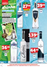 Gazetka promocyjna Topaz - Gazetka - Gazetka - ważna od 14.12 do 14.12.2025 - strona 4 - produkty: Top, Sok, Inka, Bols, Cytryny, Plasterki, Wódka, Stock, Syrop, Wyborowa, Ogiński, Sprite, Lanki, Napój, Mięta, Fa