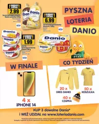 Gazetka promocyjna Topaz - Gazetka - Gazetka - ważna od 15.11 do 15.11.2023 - strona 15 - produkty: Ser, Danone, Kosz, Koszulka, Serek homogenizowany, Dres, Serek, Mola, Danio