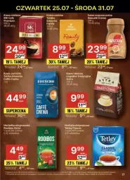 Gazetka promocyjna Delikatesy Centrum - Gazetka - ważna od 31.07 do 31.07.2024 - strona 14 - produkty: Tchibo, Torebka, Kawa rozpuszczalna, Rum, Kawa mielona, Kawa, Herbata, LG