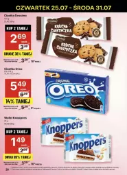Gazetka promocyjna Delikatesy Centrum - Gazetka - ważna od 31.07 do 31.07.2024 - strona 21 - produkty: Ciastka, Rum, Knoppers, Oreo