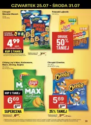 Gazetka promocyjna Delikatesy Centrum - Gazetka - ważna od 31.07 do 31.07.2024 - strona 22 - produkty: Cheetos, Rum, Lajkonik, Chipsy, Chrupki, Monster Munch