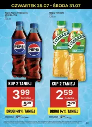 Gazetka promocyjna Delikatesy Centrum - Gazetka - ważna od 31.07 do 31.07.2024 - strona 27 - produkty: Rum, 7up, Mirinda, Pepsi, Tymbark, Napój, LG