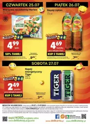 Gazetka promocyjna Delikatesy Centrum - Gazetka - ważna od 31.07 do 31.07.2024 - strona 35 - produkty: Warzywa, Rum, Por, Pur, Napój energetyczny, Tiger, Lipton, Napój, Orka, Hortex
