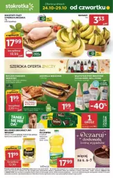 Gazetka promocyjna Stokrotka - Gazetka - ważna od 30.10 do 30.10.2024 - strona 1 - produkty: Kurczak, Majonez, Banany, Warzywa, Kujawski, Filet z piersi kurczaka, Winiary, Boczek, Owoce, Olej, Mięso