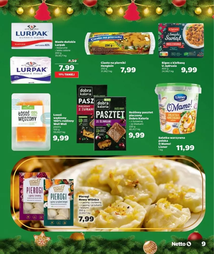 Gazetka promocyjna Netto - ważna 07.12 do 24.12.2023 - strona 17 - produkty: Bigos, Lurpak, Masło, Pasztet, Piec, Piernik, Pierogi