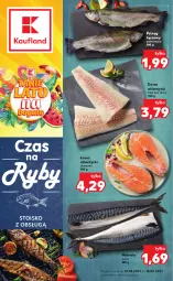 Gazetka promocyjna Kaufland - RYBY - Gazetka - ważna od 18.08 do 18.08.2021 - strona 1 - produkty: Pstrąg tęczowy, Tusz, Pstrąg, Dorsz