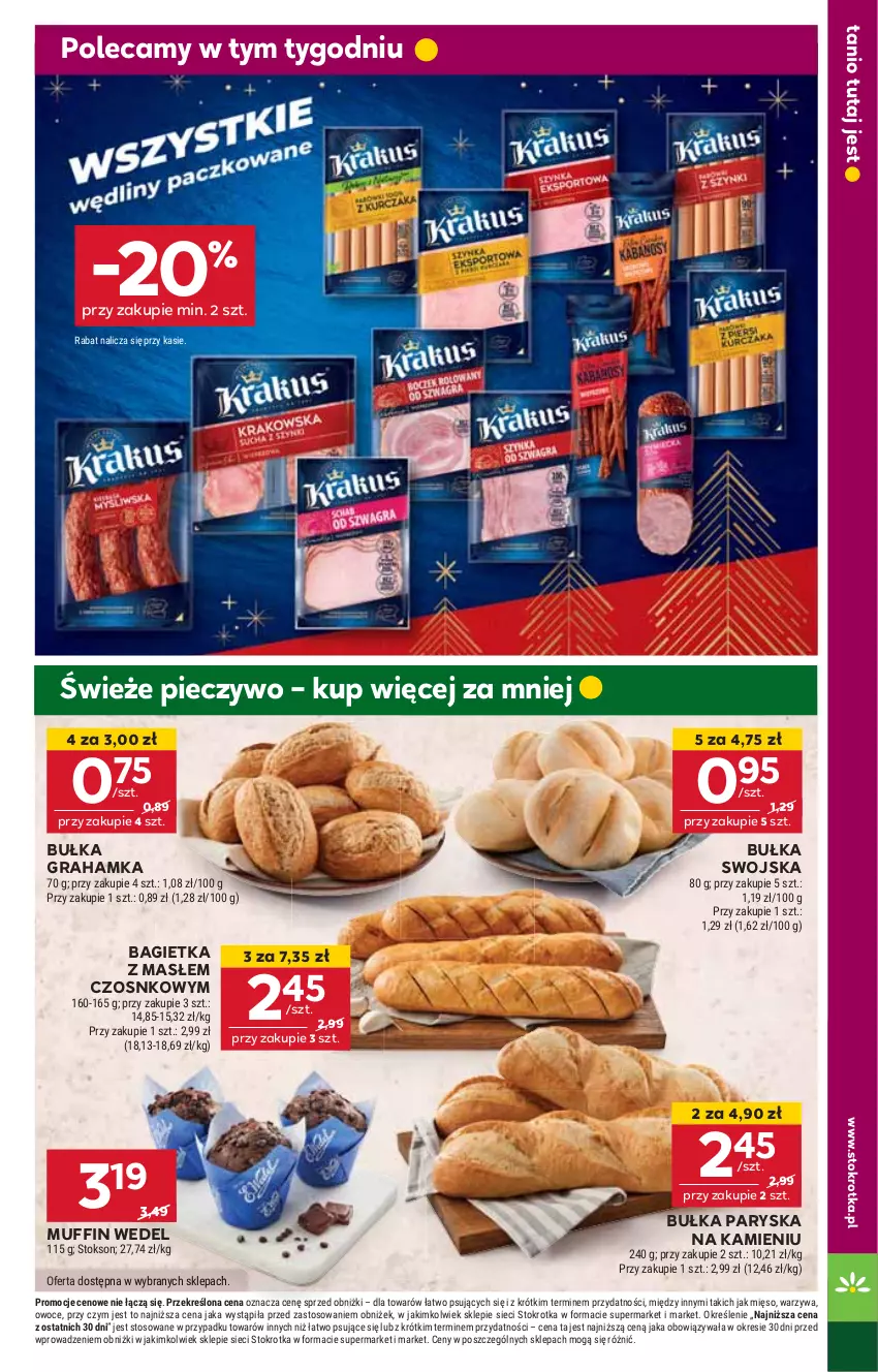 Gazetka promocyjna Stokrotka - Market Opole/Radom - ważna 28.12.2024 do 02.01.2025 - strona 5 - produkty: Bagietka, Bułka, Bułka grahamka, Gra, HP, Piec, Pieczywo