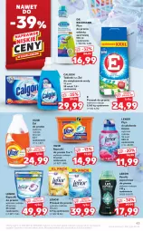 Gazetka promocyjna Kaufland - OFERTA TYGODNIA - Gazetka - ważna od 18.08 do 18.08.2021 - strona 43 - produkty: Płyn do prania, Por, Tablet, Proszek do prania, Perełki zapachowe, Vizir, Płyn do płukania, Sport, Calgon, Kapsułki do prania, Lenor, LG
