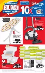 Gazetka promocyjna Kaufland - OFERTA TYGODNIA - Gazetka - ważna od 18.08 do 18.08.2021 - strona 47 - produkty: Odkurzacz, Top, Gra, Deska do prasowania, Pojemnik, Orka