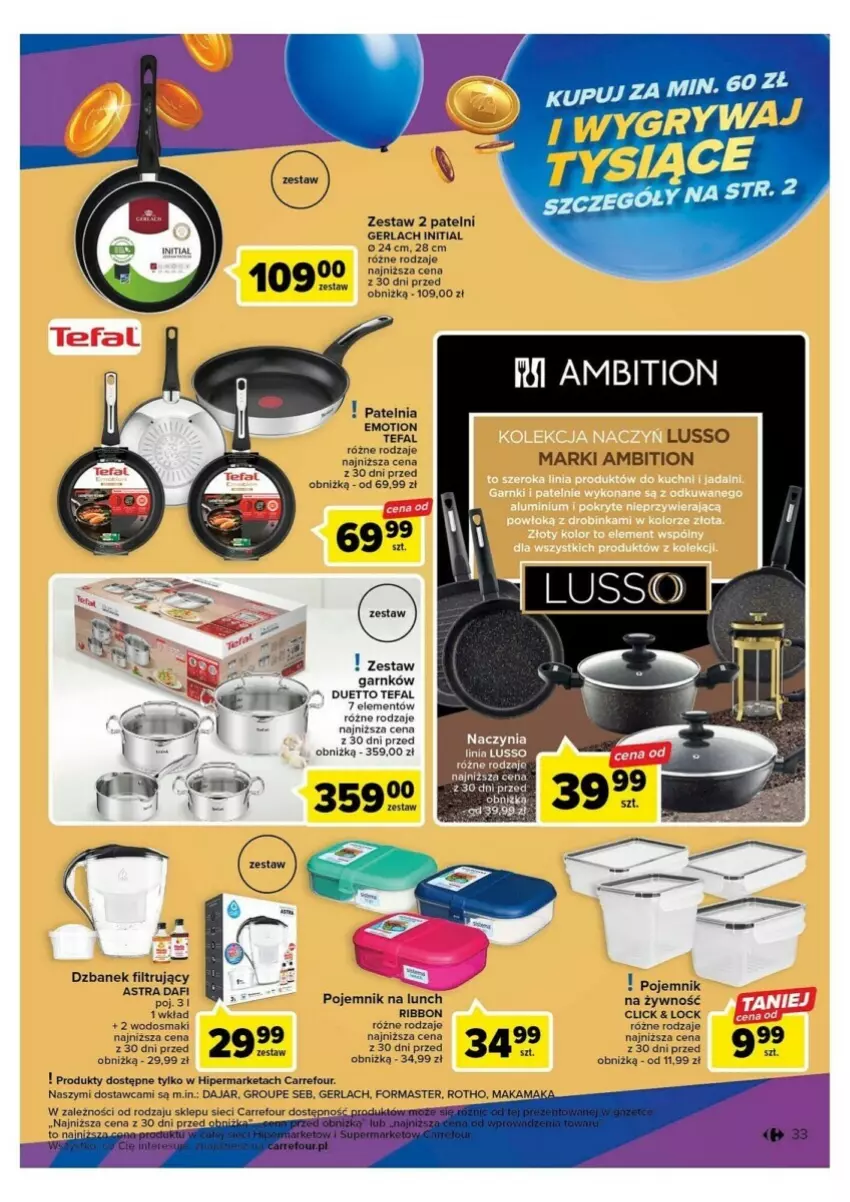 Gazetka promocyjna Carrefour - ważna 10.10 do 14.10.2023 - strona 27 - produkty: Fa, Inka, Tefal