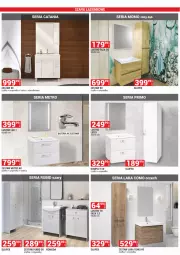 Gazetka promocyjna Merkury Market - Bielsko-Biała, Cieszyn, Jarosław, Kielce, Krosno, Ładna, Mielec, Nowy Sącz, Rybnik, Szaflary, Zamość - Gazetka - ważna od 31.10 do 31.10.2021 - strona 44 - produkty: Lustro LED, Ser, Słupek, Komoda, Szafka, Moda, Bateria, Umywalka, Lustro, Metro, Fa