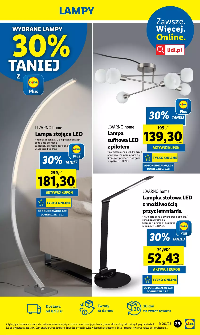 Gazetka promocyjna Lidl - GAZETKA - ważna 03.02 do 08.02.2025 - strona 31 - produkty: Ivar, Lampa, Lampa sufitowa