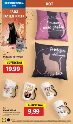 Gazetka promocyjna Lidl - GAZETKA - Gazetka - ważna od 08.02 do 08.02.2025 - strona 14 - produkty: Kubek, Poduszka, Fa