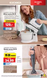 Gazetka promocyjna Lidl - GAZETKA - Gazetka - ważna od 08.02 do 08.02.2025 - strona 45 - produkty: Silvercrest, Ser, Blender ręczny, Blender, Kuchnia, Stojak, Mikser, Mikser ręczny, Miska, Szpatułka