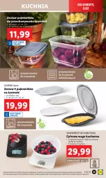 Gazetka promocyjna Lidl - GAZETKA - Gazetka - ważna od 08.02 do 08.02.2025 - strona 47 - produkty: Silvercrest, Ser, Ivar, Płytka, Kuchnia, Pojemnik, LANA, Bateria, Waga, Miska, Fa