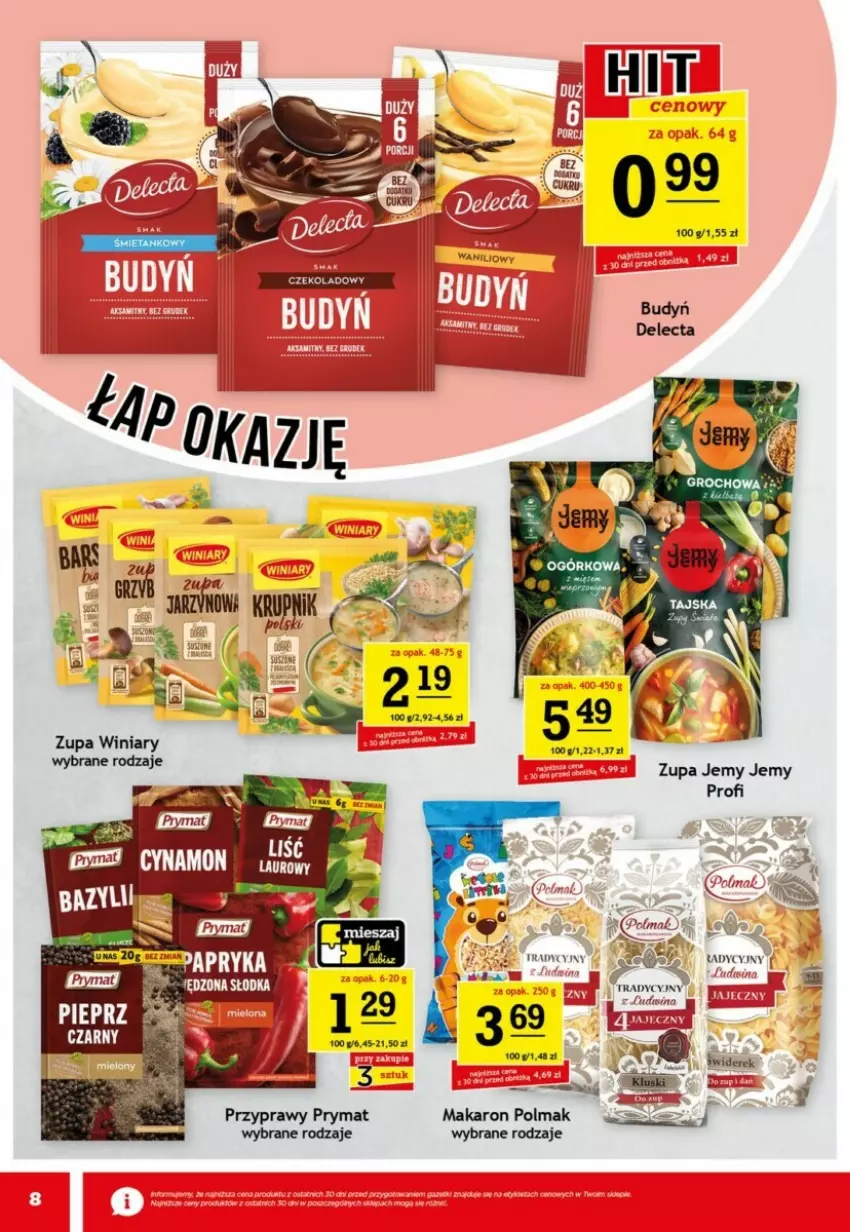 Gazetka promocyjna Gram market - ważna 06.11 do 12.11.2024 - strona 16 - produkty: Budyń, Delecta, Makaron