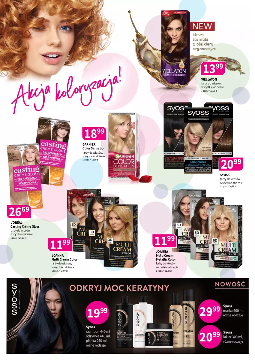 Gazetka promocyjna Drogerie Polskie - Gazetka - ważna 07.03 do 31.03.2025 - strona 2 - produkty: Fa, Garnier, Joanna, L’Oréal, Sati, Syoss, Wella