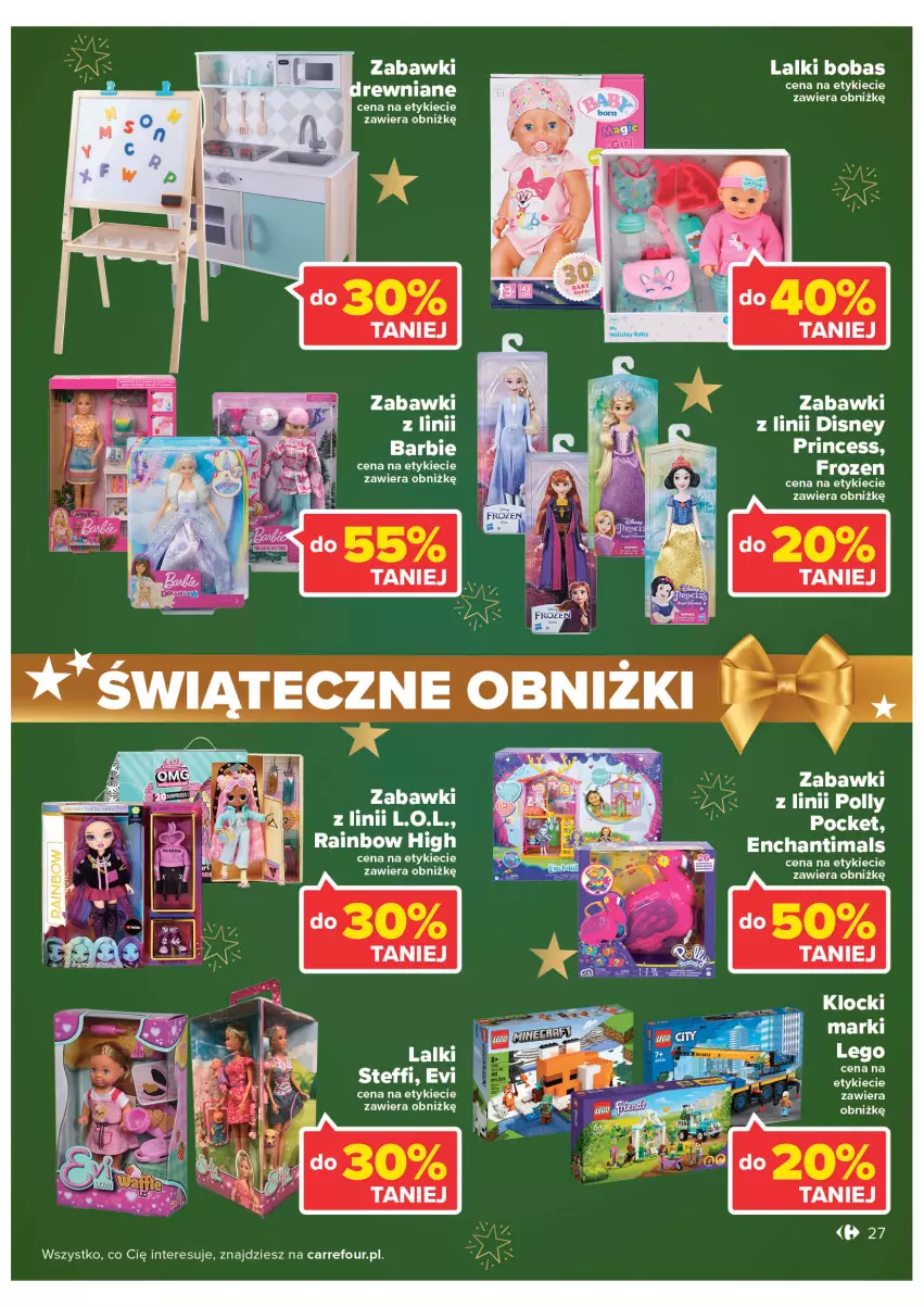 Gazetka promocyjna Carrefour - Gazetke Carrefour - ważna 12.12 do 18.12.2022 - strona 27 - produkty: Barbie, Disney, L.O.L., Polly Pocket