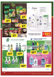 Gazetka promocyjna Carrefour - Gazetke Carrefour - Gazetka - ważna od 18.12 do 18.12.2022 - strona 22 - produkty: Domestos, Gin, Cif, Coccolino, Dove, Mleczko, Płyn do płukania, Płyn do wc, Knorr