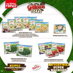 Gazetka promocyjna Topaz - Gazetka - Gazetka - ważna od 26.06 do 26.06.2022 - strona 16 - produkty: Piec, Kalafior, Sos, Zupa, Truskawki, Maliny, Owoce, Groch, Szpinak, Hortex, Fa
