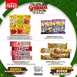 Gazetka promocyjna Topaz - Gazetka - Gazetka - ważna od 26.06 do 26.06.2022 - strona 32 - produkty: Kit Kat, Winiary, Lion, Mars, Galaretka, Popcorn, Baton, Wino, Gres, Gala