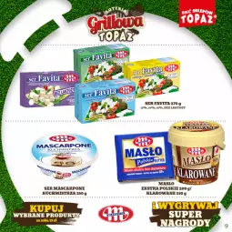 Gazetka promocyjna Topaz - Gazetka - Gazetka - ważna od 26.06 do 26.06.2022 - strona 9 - produkty: Ser, Favita, Mascarpone, Fa