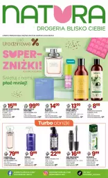 Gazetka promocyjna Drogerie Natura - Gazetka Drogerie Natura - Gazetka - ważna od 22.10 do 22.10.2025 - strona 1 - produkty: Woda perfumowana, Gra, Kolagen, Krem do rąk, Calvin Klein, Perfum, Pasta do zębów, KOBO, Karl Lagerfeld, Tusz, Szampon, Candy, Woda, Maska, Fa