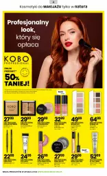 Gazetka promocyjna Drogerie Natura - Gazetka Drogerie Natura - Gazetka - ważna od 22.10 do 22.10.2025 - strona 4 - produkty: Makijaż, Błyszczyk do ust, Róż do policzków, Sati, KOBO, Rozświetlacz, Kredka do brwi, Tusz, Kredka, Paleta, Bronzer, Maska, Fa