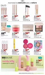 Gazetka promocyjna Drogerie Natura - Gazetka Drogerie Natura - Gazetka - ważna od 22.10 do 22.10.2025 - strona 5 - produkty: Makijaż, Tropical, Róż do policzków, Rozświetlacz, Tusz, Konturówka do ust, Paleta, Candy, Bronzer, Maska, Podkład