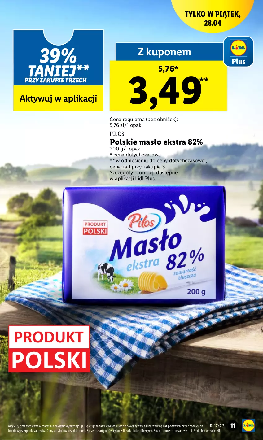 Gazetka promocyjna Lidl - GAZETKA - ważna 27.04 do 02.05.2023 - strona 15 - produkty: Masło, Pilos