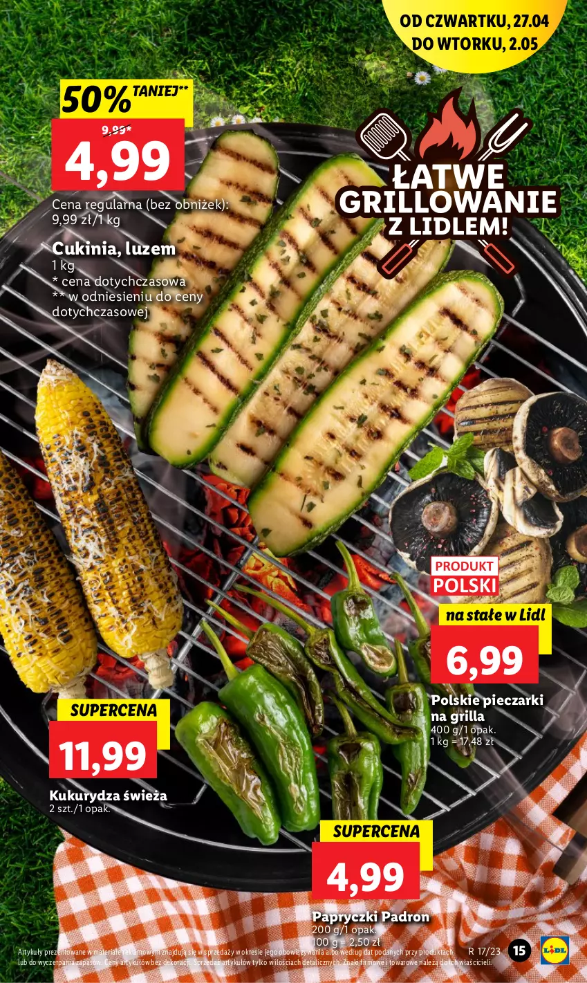 Gazetka promocyjna Lidl - GAZETKA - ważna 27.04 do 02.05.2023 - strona 19 - produkty: Grill, Kukurydza, Piec